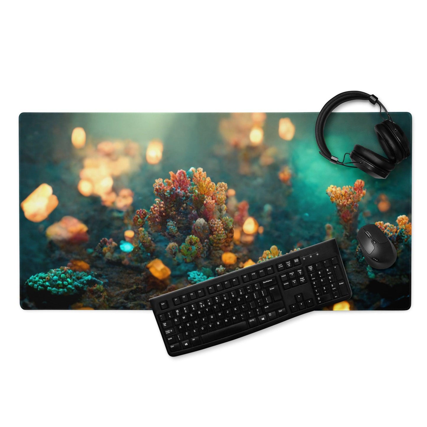 36″×18″ 1 Neduz Mood Crystal Corals XXL Gaming Mouse Pad PRO