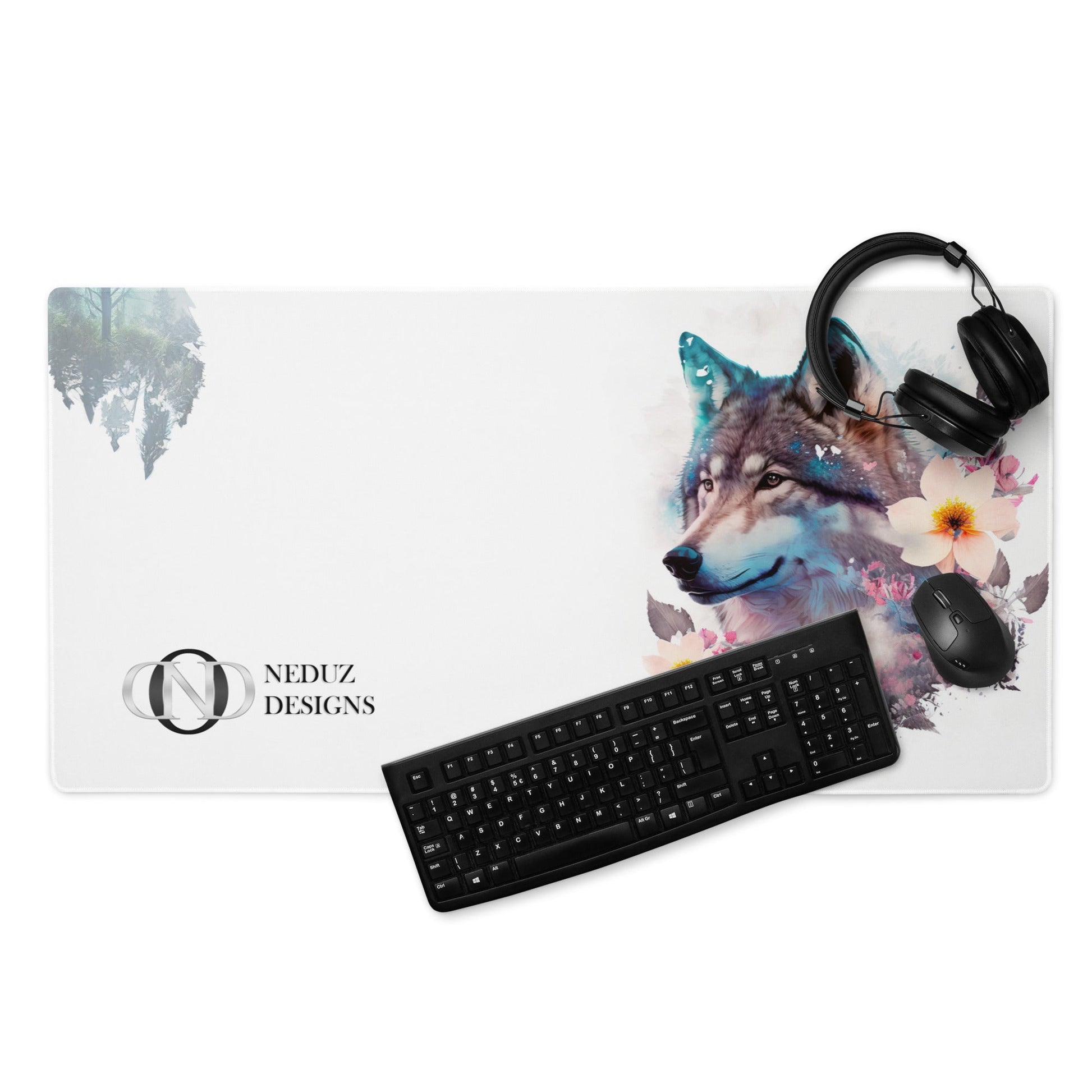 36″×18″ 1 Neduz Wolf XXL Gaming mouse pad PRO with Non-Slip