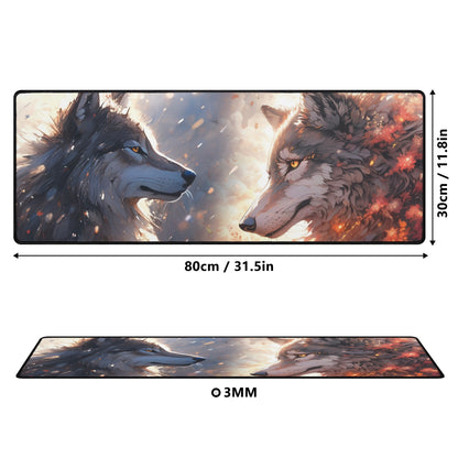 3 Neduz Wolves Apart POP Vibrant Gaming Mouse Mat