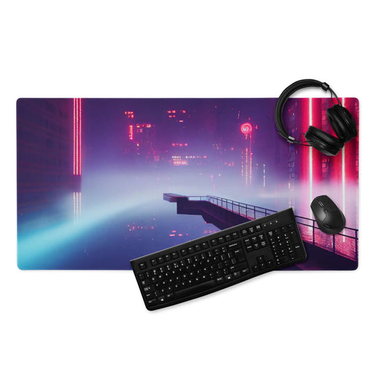 36″×18″ 1 Neon Nights Penthouse Gaming mouse pad