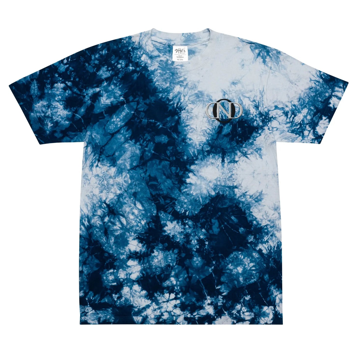 Navy / White / S 1 Oversized tie-dye t-shirt by Neduz