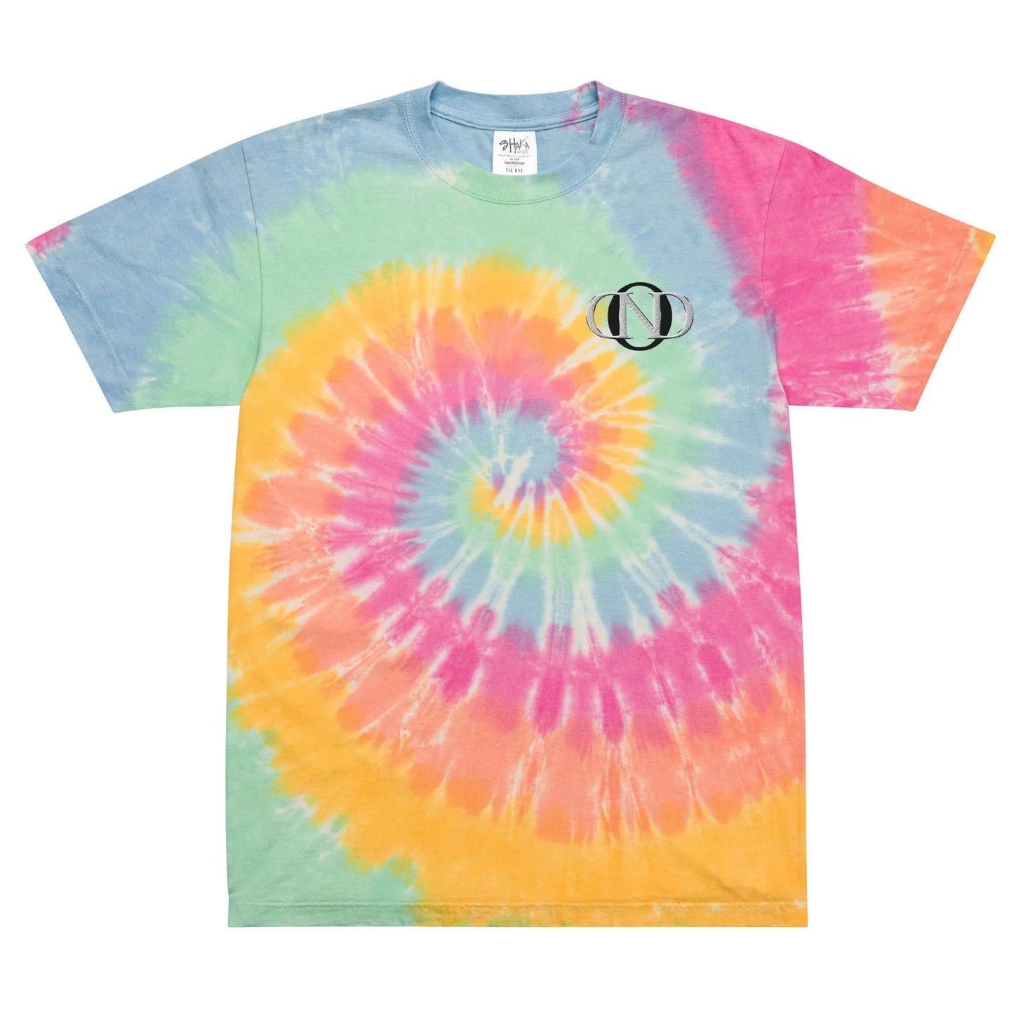 Sherbet rainbow / S 8 Oversized tie-dye t-shirt by Neduz