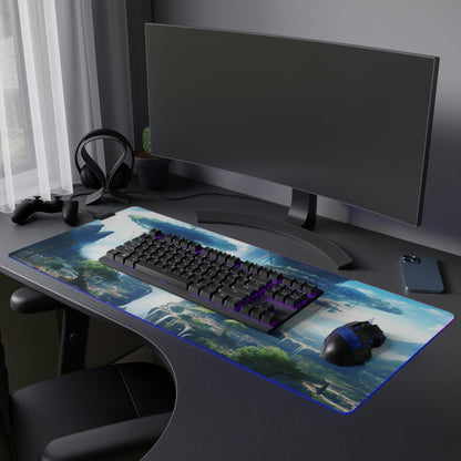 6 Pandorum LED Gaming Mouse Pad with 14 Different Light