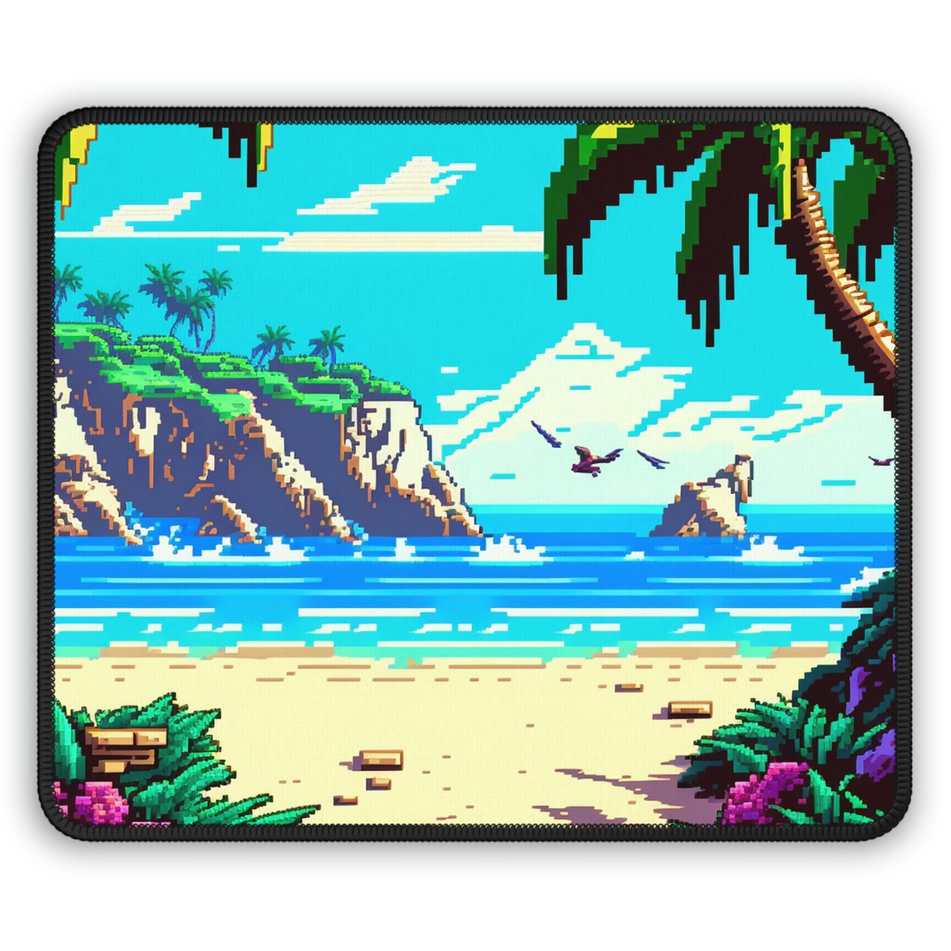 Rectangle / 9 × 7 2 Pixel Art Tropical Beach Standard Gaming