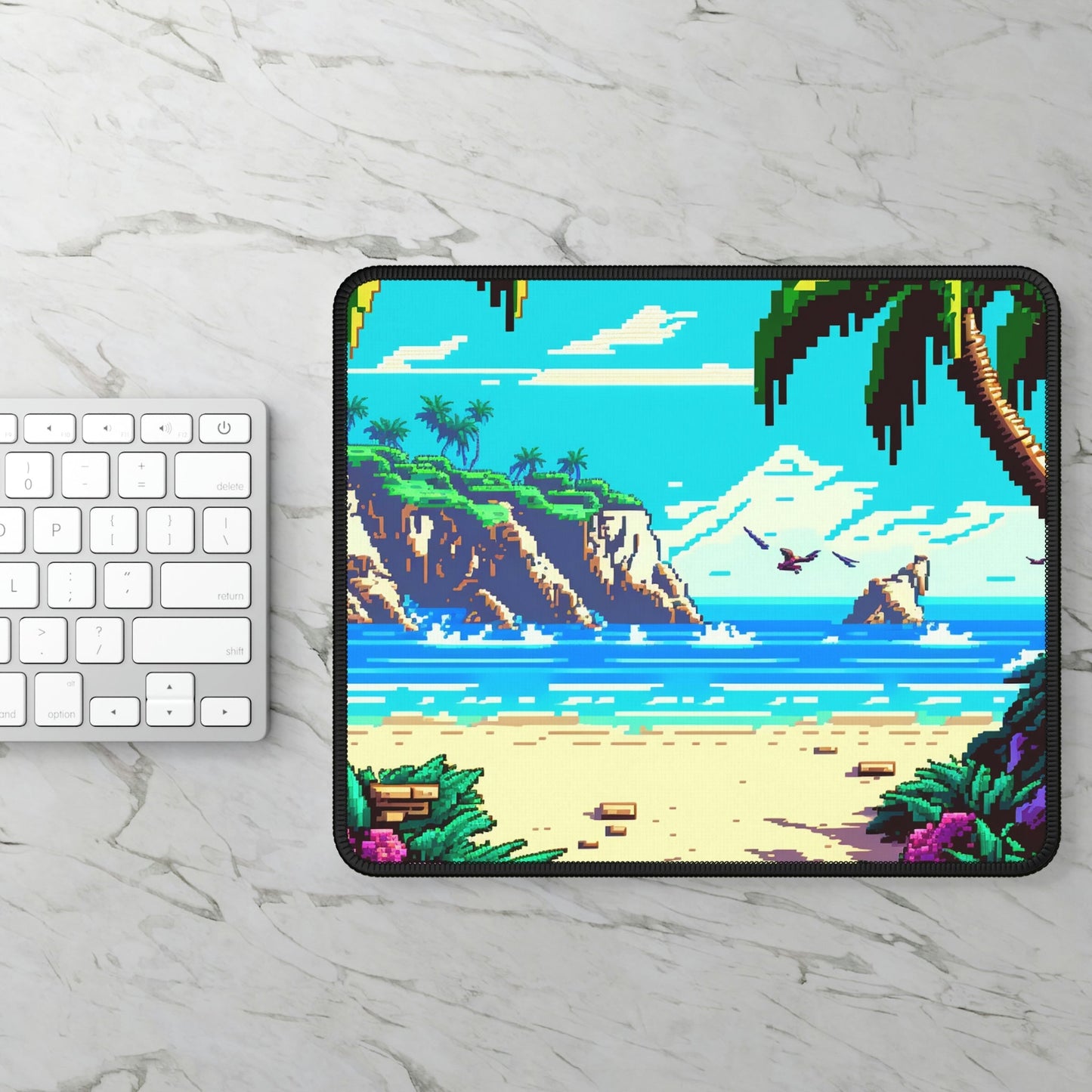 Rectangle / 9 × 7 3 Pixel Art Tropical Beach Standard Gaming