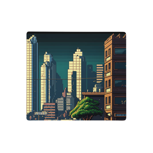 18″×16″ 1 Pixelized City Night Elite XXL Gaming Mouse Pad