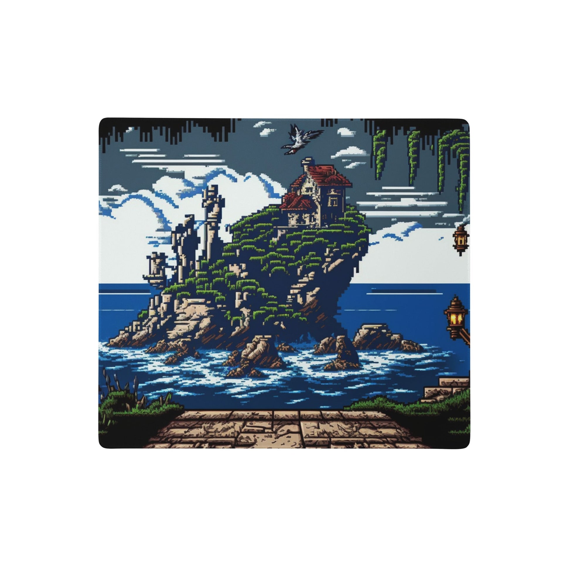 18″×16″ 2 Pixelized Ocean Cabin Elite XXL Gaming Mouse Pad