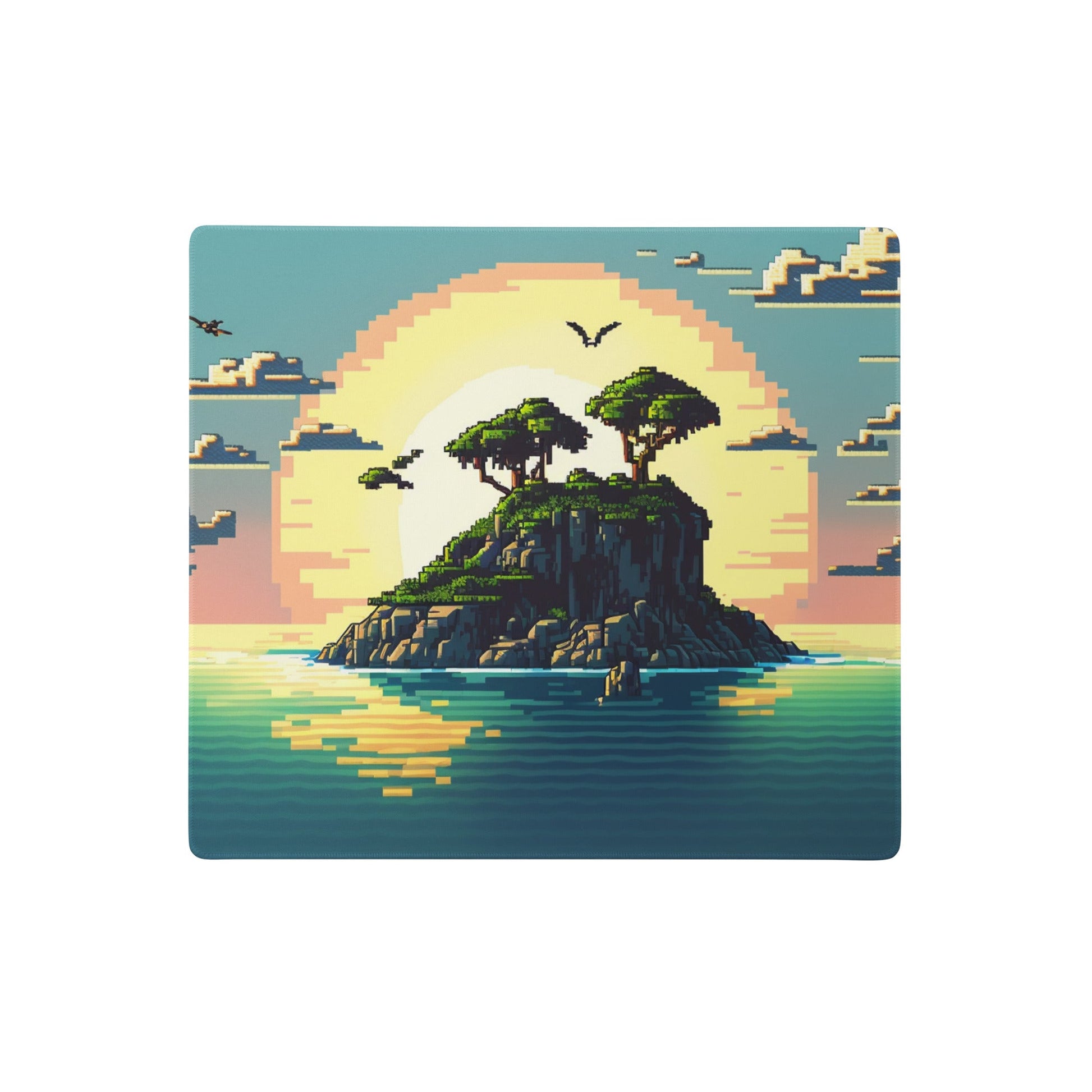 18″×16″ 2 Pixelized Sunny Island Elite XXL Gaming Mouse Pad