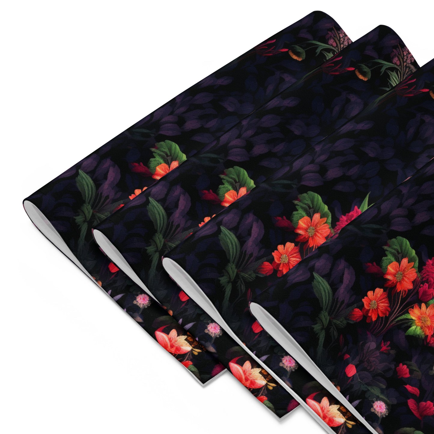Neduz Designs Artified Floral Print Placemat Set - Elegant, Water-Resistant Dining Accessory