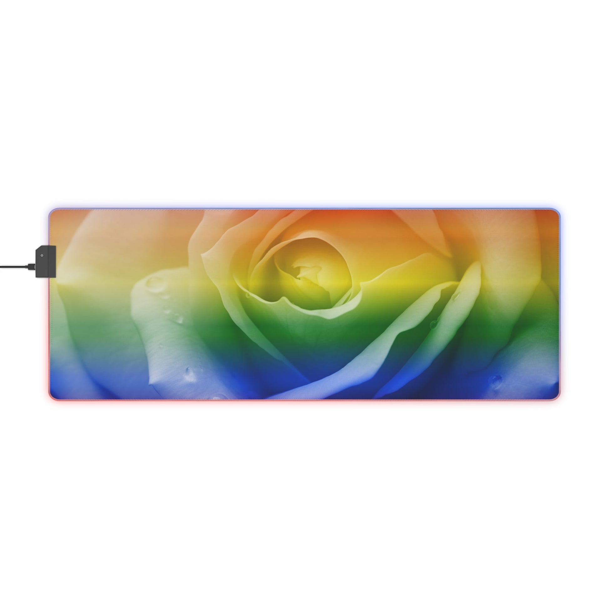31.5 x 11.8 / Rectangle 22 Proud Rose LED Gaming Mouse Pad