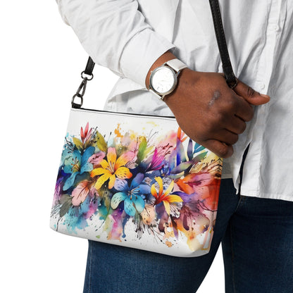 10 Radiant Flowers Crossbody bag by Neduz Designs