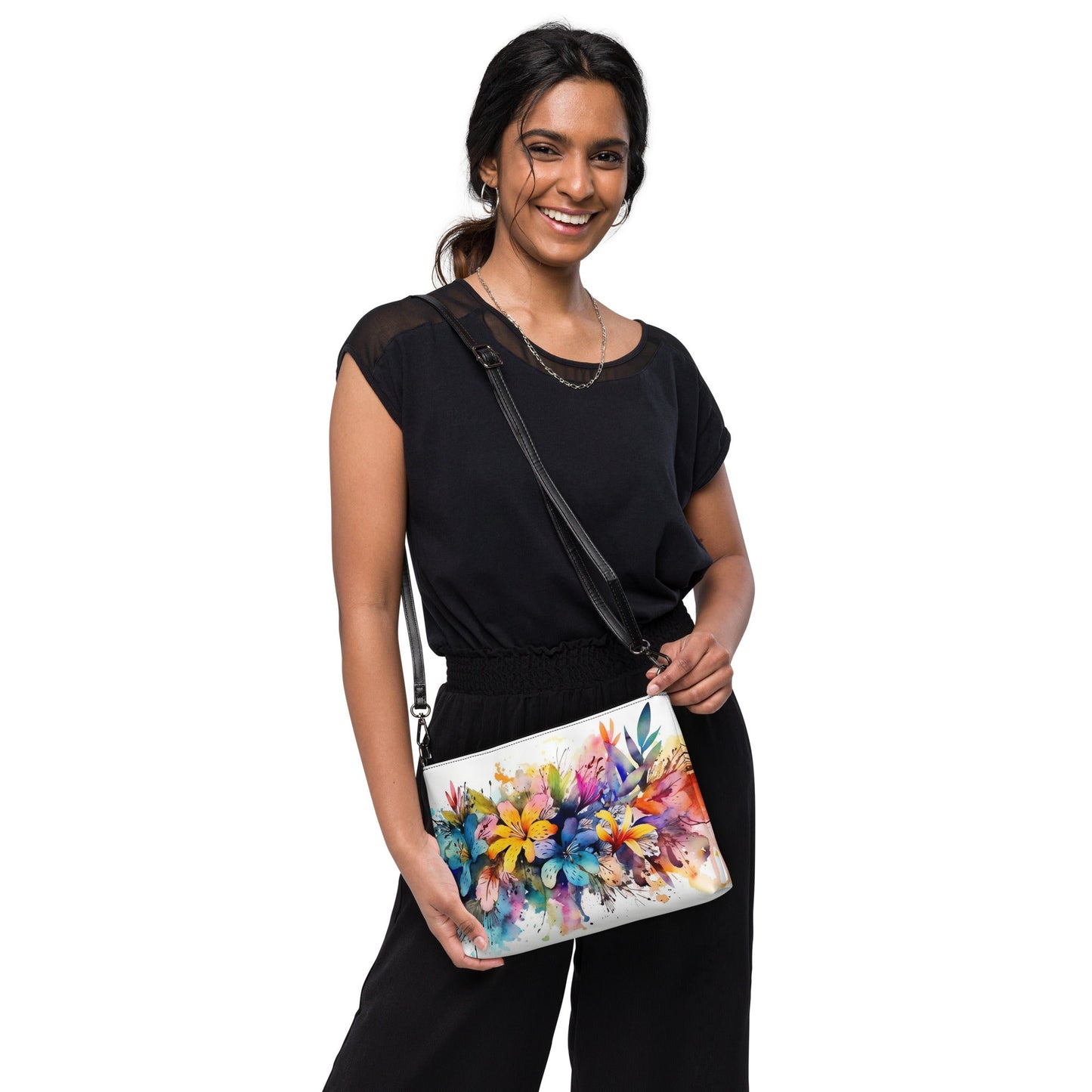 11 Radiant Flowers Crossbody bag by Neduz Designs