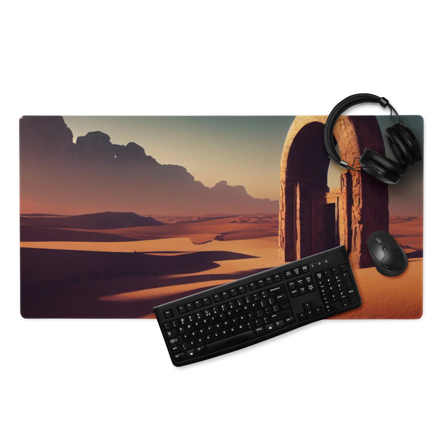 36″×18″ 1 Realms Desert Star Gate Gaming mouse pad
