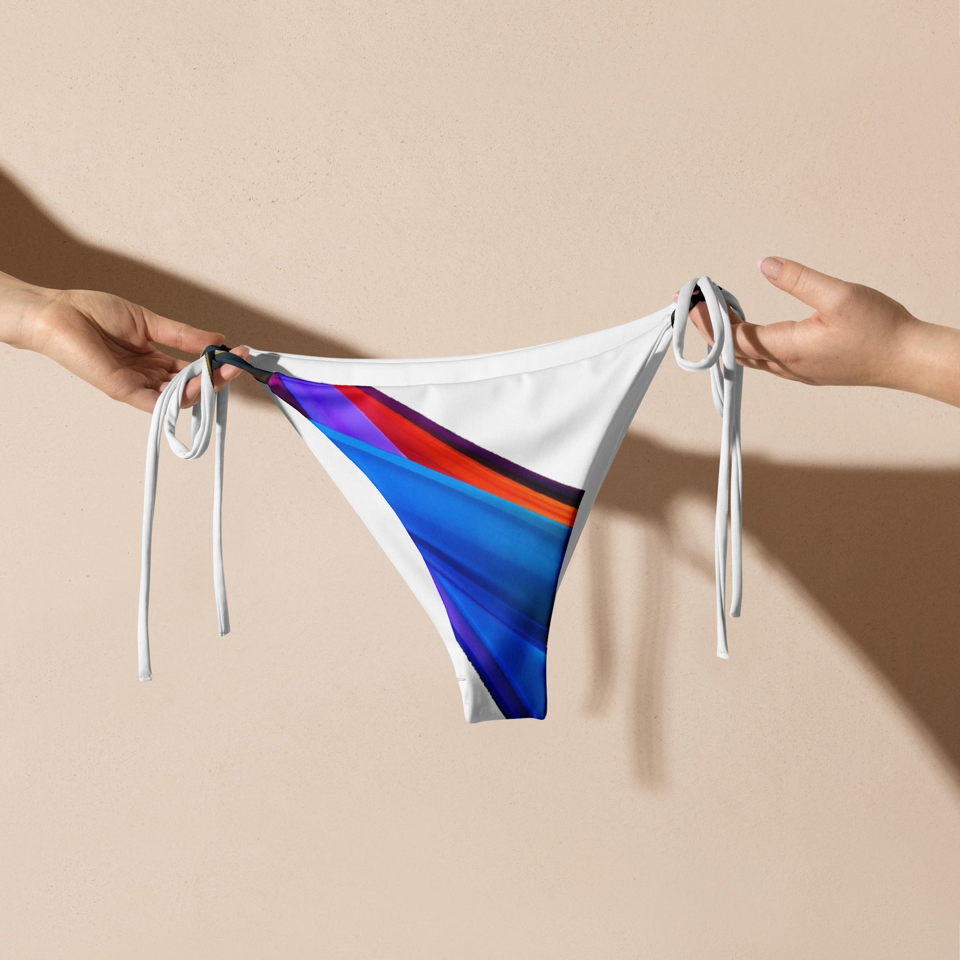 6 recycled string bikini bottom by Neduz Designs