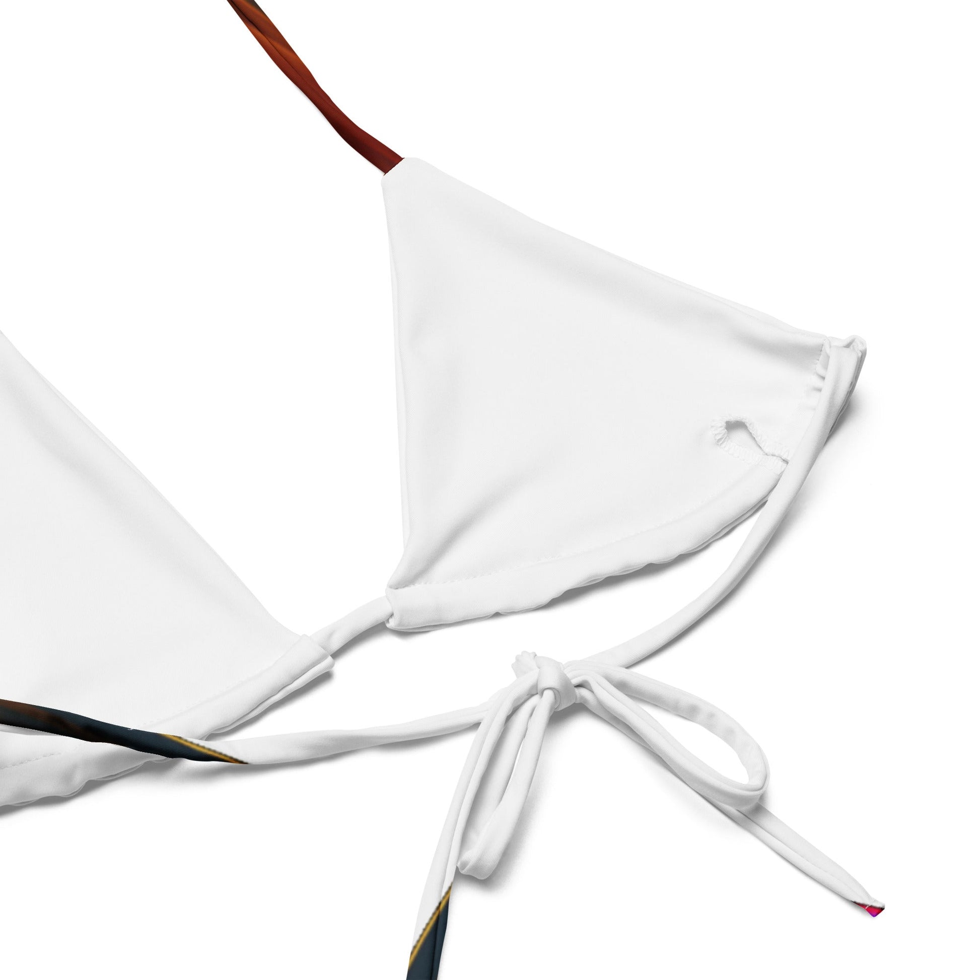 11 Recycled string bikini top by Neduz Designs