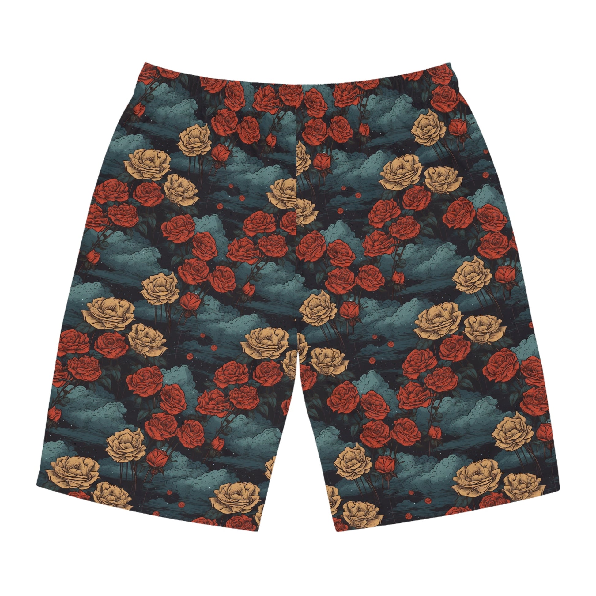 10 Rose Mix Men’s Board Shorts by Neduz Designs