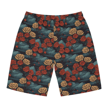 10 Rose Mix Men’s Board Shorts by Neduz Designs