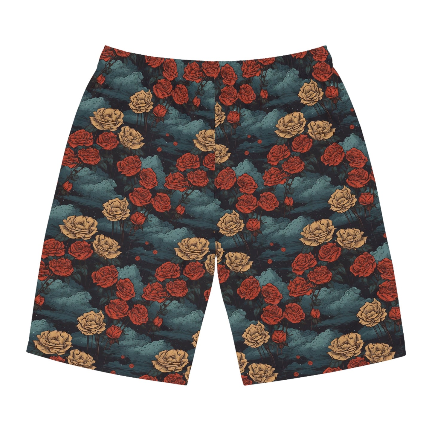 18 Rose Mix Men’s Board Shorts by Neduz Designs