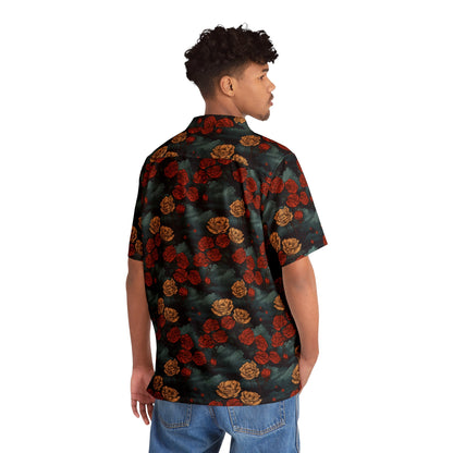 4 Rose Mix Men’s Hawaiian Shirt by Neduz Designs