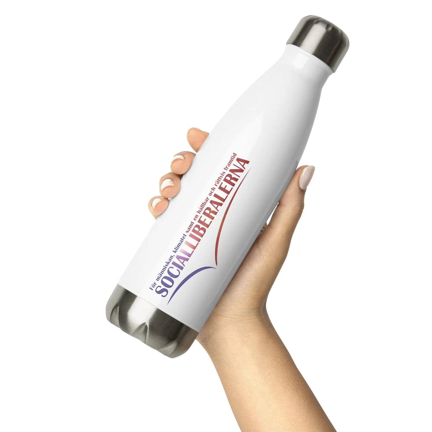 3 Socialliberalerna Stainless Steel Water Bottle by Neduz