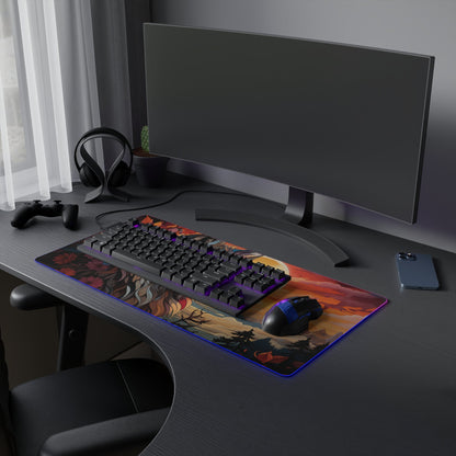 21 Sun Wolf LED Gaming Mouse Pad with 14 Different Light