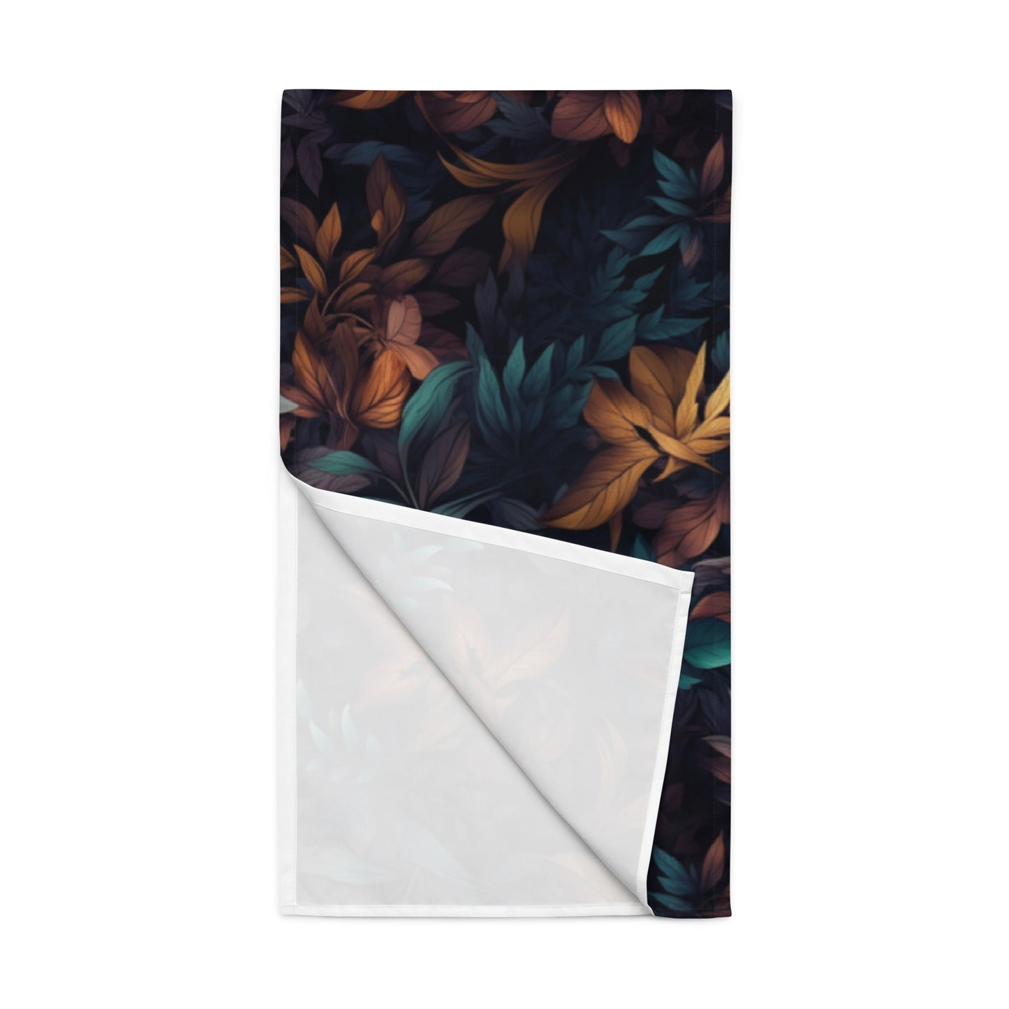 Neduz Designs Artified Autumn Leaves Table Runner - Elegant Polyester, 90" x 16"