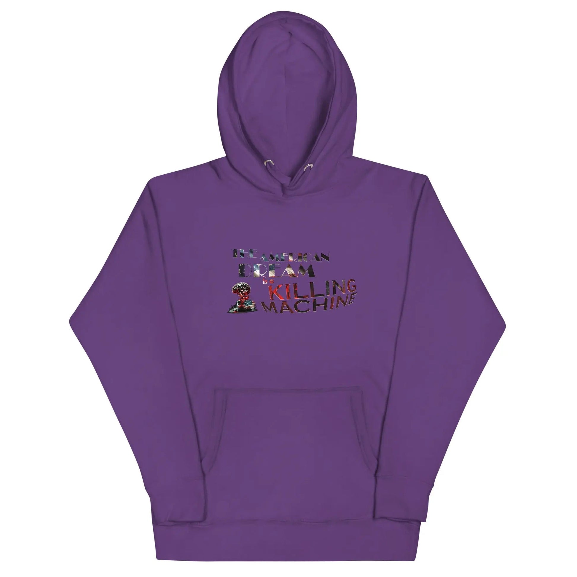 Purple / S 14 The American Dream Unisex Hoodie by Neduz