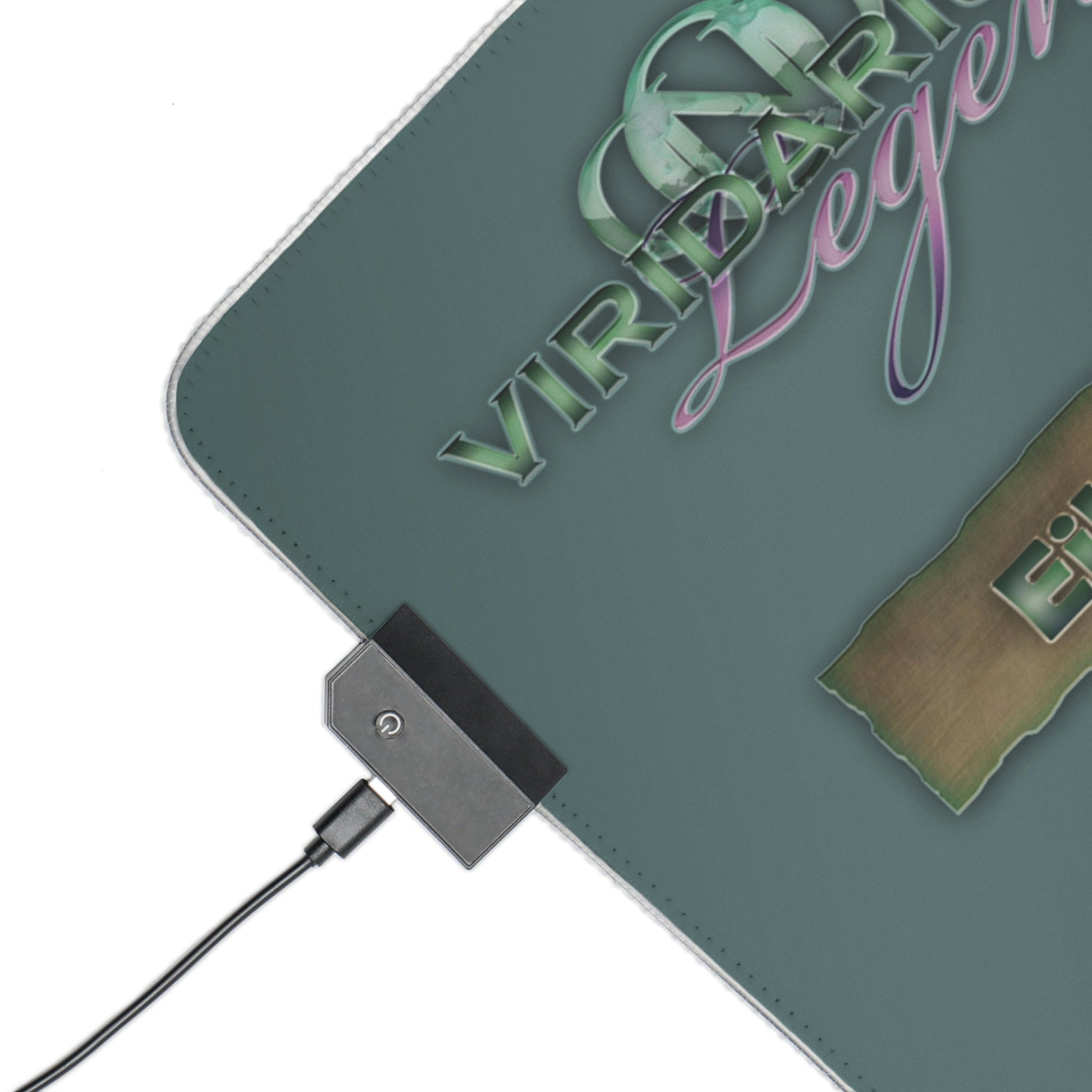 10 Viridarium Legends Eiloine LED Gaming Mouse Pad with 14