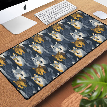 4 Wolf Forest Mouse Mat by Neduz Designs