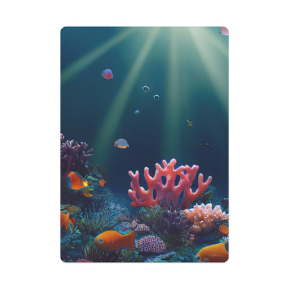 Landscape Corals Poker Cards