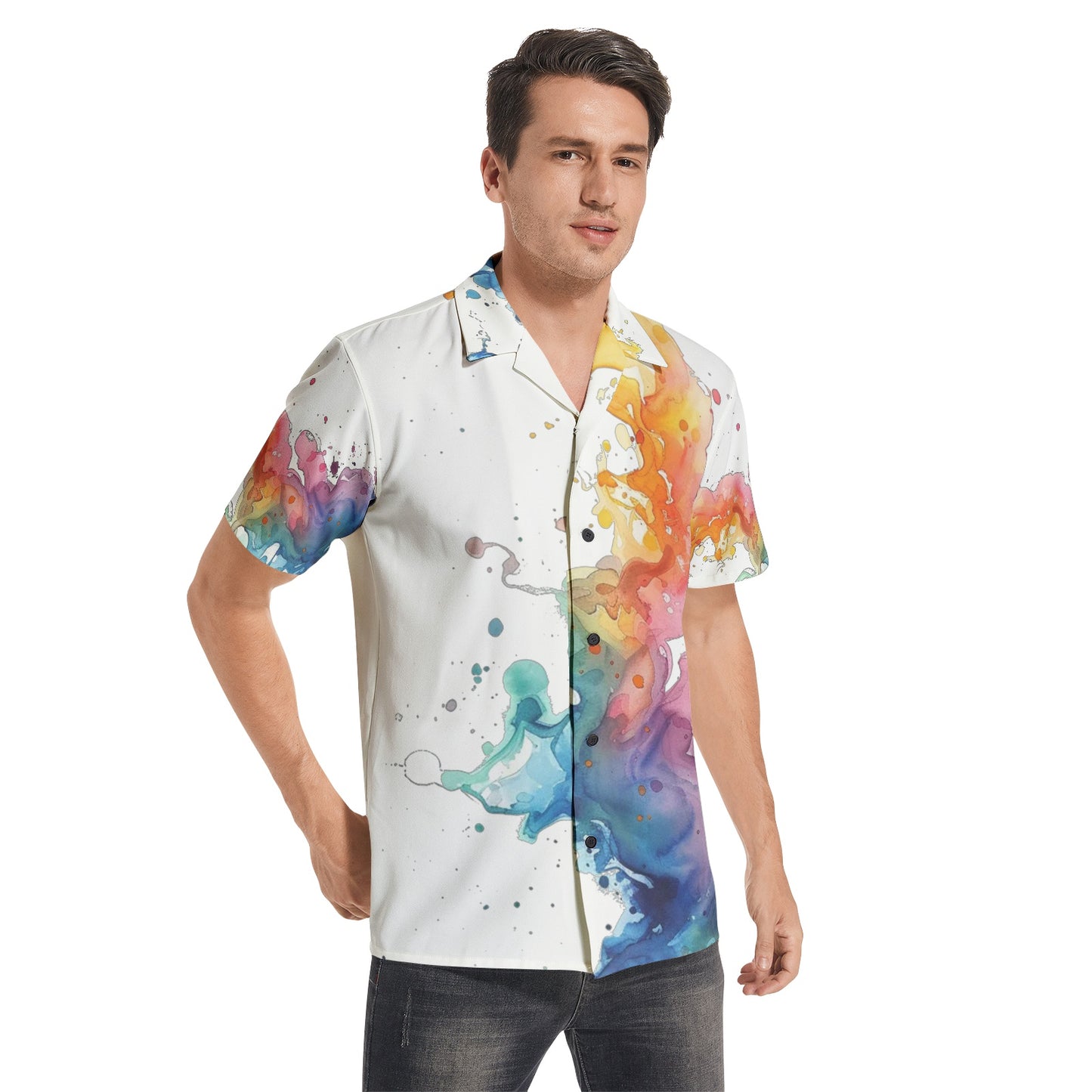 Men's All-over print Short Sleeve Shirts
