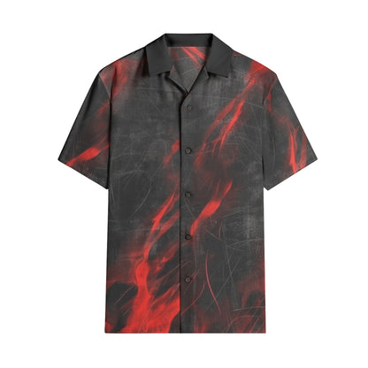 Men's Dark Flames Short Sleeve Shirts