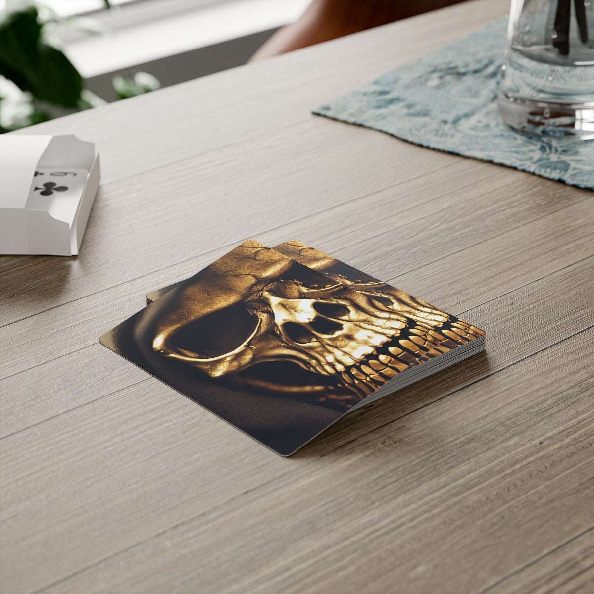 Artified Golden Grim Reaper Poker Cards