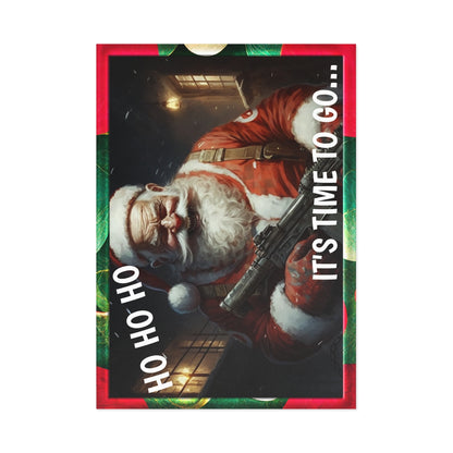 Güzel Sanatlar Kartpostalları Tatil Kartları Mutlu Noeller Çılgın Santa Neduz Tasarımları