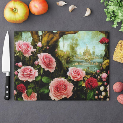 Artified Rose Garden Cutting Board - Image #1