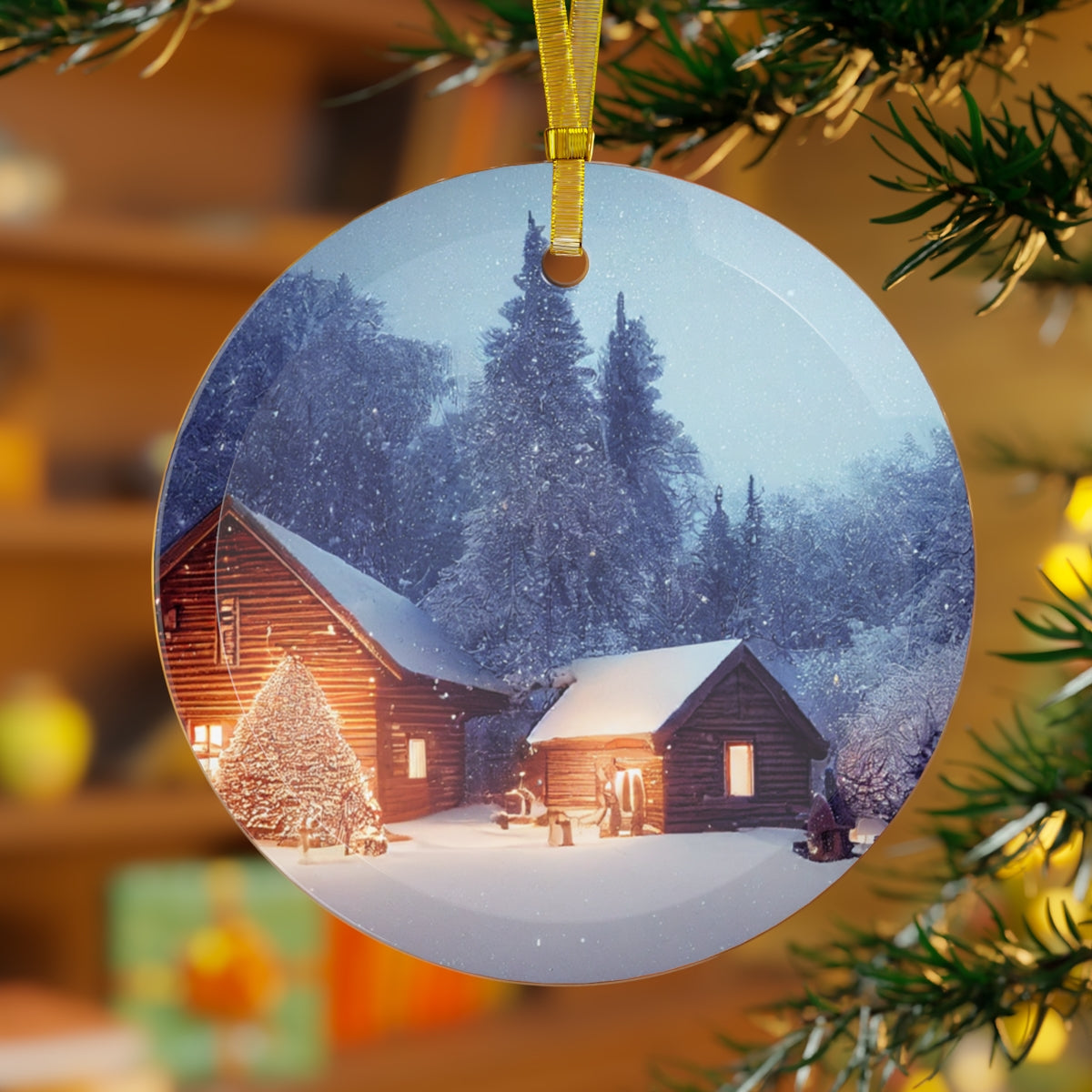 Neduz Designs Holidays Christmas Home Glass Ornament