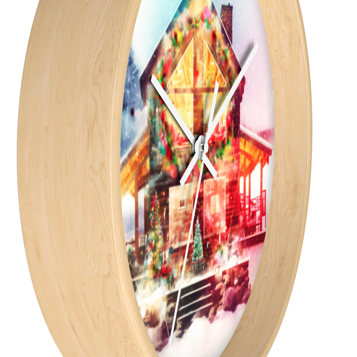 Neduz Designs Exposed Christmas Holidays Wall clock