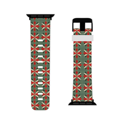 Neduz Designs Genuine Holidays Christmas Patterns 01 Watch Band for Apple Watch