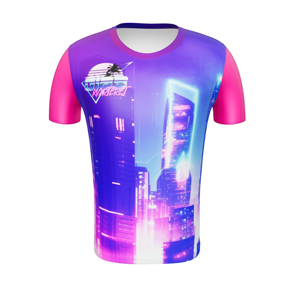 GIBBKvarteret Skyline Men's Athletic T-shirt by Neduz Designs