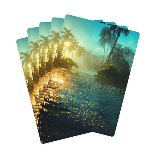 Landscape Caribbean Poker Cards
