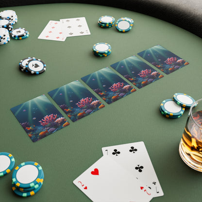 Landscape Corals Poker Cards