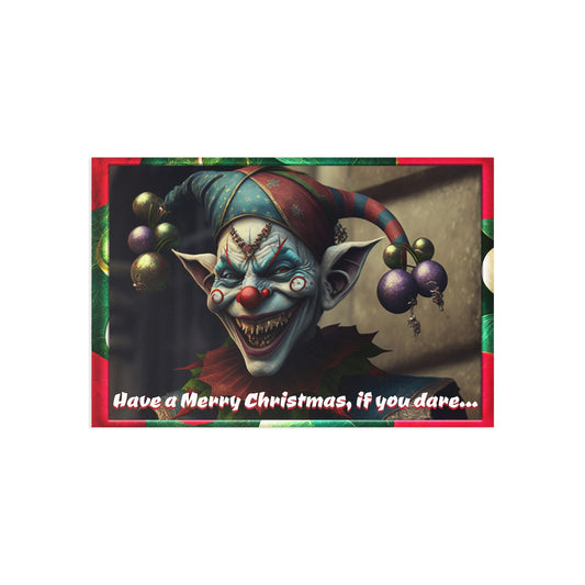Fine Art Postcards Holiday Cards Merry Christmas Sinister Jester Maraheim Neduz Designs