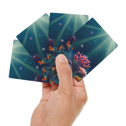 Landscape Corals Poker Cards