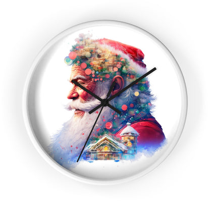 Neduz Tasarımları Maruz Noel Tatilleri Noel Baba Duvar saati