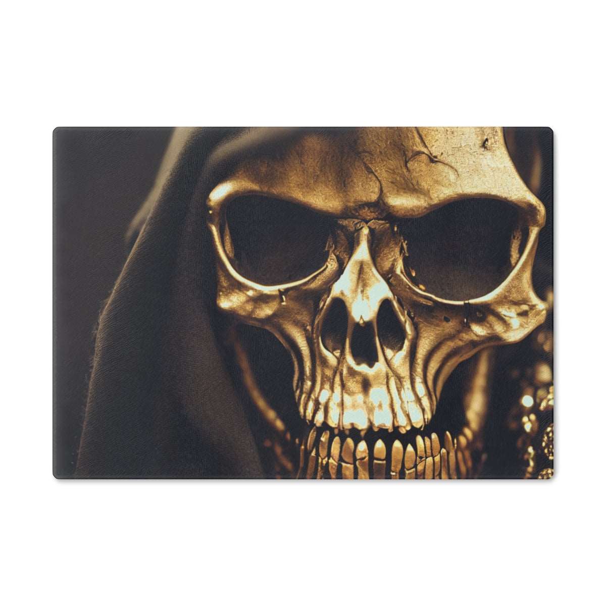 Artified Golden Grim Reaper Cutting Board