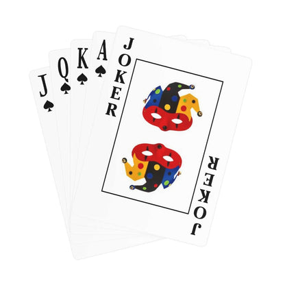 Gamified Crimson Twins Poker Cards