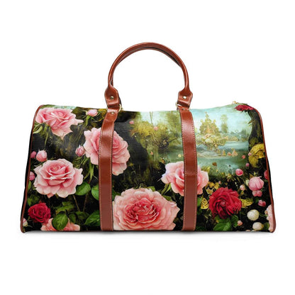 Artified Rose Garden Waterproof Travel Bag