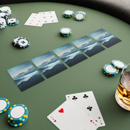 Landscape Misty Highlands Poker Cards