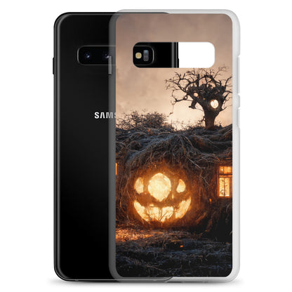 Neduz Designs Halloween Pumpkin House Samsung Clear Case