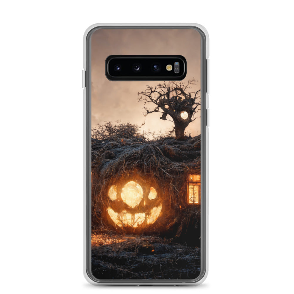 Neduz Designs Halloween Pumpkin House Samsung Clear Case